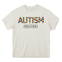 Cream Autism mom Heavy Core Tee - Bettercallsaul
