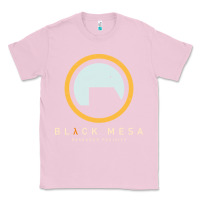 Bubblegum Pink Black Mesa Research Facility T-Shirt Classic Tee - maiPhamDesign