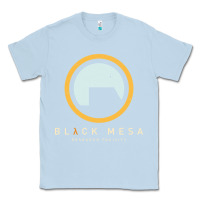 Dusty Blue Black Mesa Research Facility T-Shirt Classic Tee - maiPhamDesign