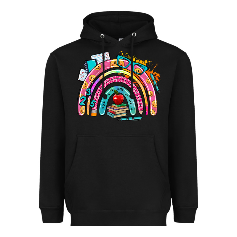School Rainbow Heavyweight Hoodie by AdoDesignShop | Teevron