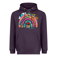 Plum school rainbow Heavyweight Hoodie - AdoDesignShop