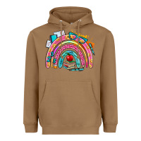 Toasted Coconut school rainbow Heavyweight Hoodie - AdoDesignShop
