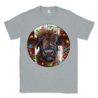 Heather Grey Western Christmas Calf Classic Tee - RanaPortraitStore