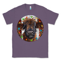 Lavender Western Christmas Calf Classic Tee - RanaPortraitStore