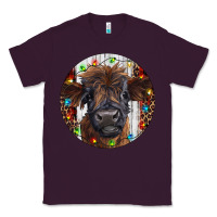 Plum Western Christmas Calf Classic Tee - RanaPortraitStore