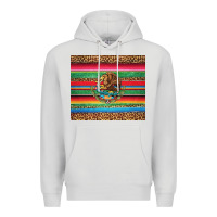 Dove Grey serape leopard mexican Premium Hoodie - Jasminsmagicworld