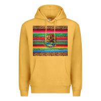 Mustard serape leopard mexican Premium Hoodie - Jasminsmagicworld