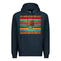 Navy serape leopard mexican Premium Hoodie - Jasminsmagicworld
