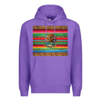 Purple serape leopard mexican Premium Hoodie - Jasminsmagicworld