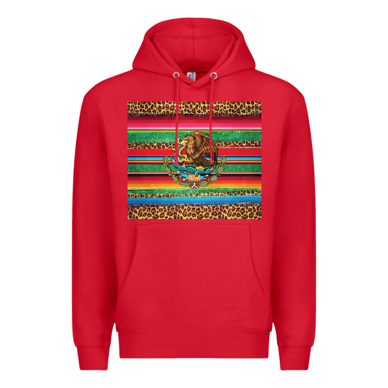 Serape Leopard Mexican Premium Hoodie by Jasminsmagicworld | Teevron