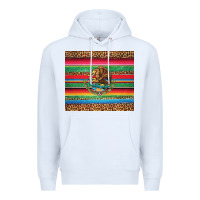 White serape leopard mexican Premium Hoodie - Jasminsmagicworld