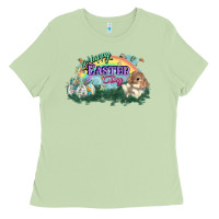 Matcha Happy Easter Day rainbow Ladies Tee - HowdyJamesFarm
