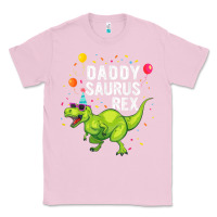 Bubblegum Pink Mens Daddysaurus T Rex Dinosaur Daddy Family Matching Gifts Idea Classic Tee - maiPhamDesign