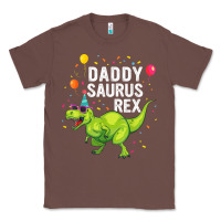 Chestnut Mens Daddysaurus T Rex Dinosaur Daddy Family Matching Gifts Idea Classic Tee - maiPhamDesign