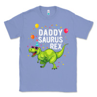 Colony Blue Mens Daddysaurus T Rex Dinosaur Daddy Family Matching Gifts Idea Classic Tee - maiPhamDesign