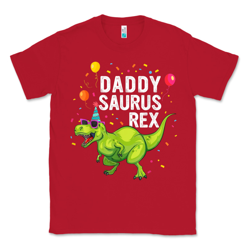 Mens Daddysaurus T Rex Dinosaur Daddy Family Matching Gifts Idea Classic Tee by maiPhamDesign | Teevron