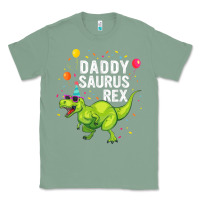 Sage Mens Daddysaurus T Rex Dinosaur Daddy Family Matching Gifts Idea Classic Tee - maiPhamDesign