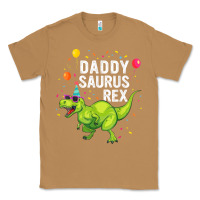 Toasted Coconut Mens Daddysaurus T Rex Dinosaur Daddy Family Matching Gifts Idea Classic Tee - maiPhamDesign