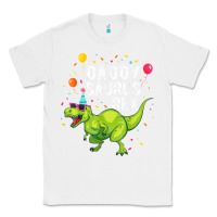 White Mens Daddysaurus T Rex Dinosaur Daddy Family Matching Gifts Idea Classic Tee - maiPhamDesign