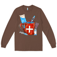 Chestnut Nurse Coffee Mug Long Sleeve Tee - FaDigitalArtStudio