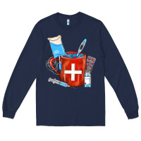 Navy Nurse Coffee Mug Long Sleeve Tee - FaDigitalArtStudio