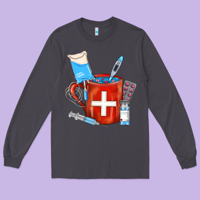 Nurse Coffee Mug Long Sleeve Tee Designed By Fadigitalartstudio