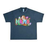 Midnight Navy Western Mama Easter Urban Heavy Tee - CowGirlArtShop