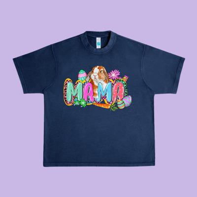 Western Mama Easter Urban Heavy Tee Designed By Cowgirlartshop