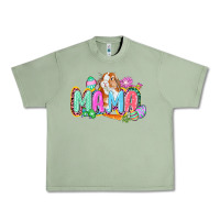 Oil Green Western Mama Easter Urban Heavy Tee - CowGirlArtShop