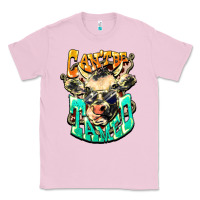 Bubblegum Pink Can't be tamed cow Classic Tee - HowdyJamesFarm