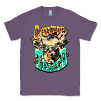 Lavender Can't be tamed cow Classic Tee - HowdyJamesFarm