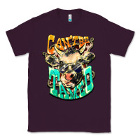 Plum Can't be tamed cow Classic Tee - HowdyJamesFarm