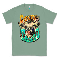Sage Can't be tamed cow Classic Tee - HowdyJamesFarm