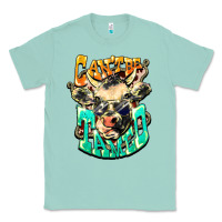 Seafoam Can't be tamed cow Classic Tee - HowdyJamesFarm