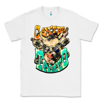 White Can't be tamed cow Classic Tee - HowdyJamesFarm