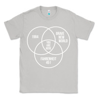 Moon Dust 1984 Brave New World Fahrenheit 451 Conspiracy T-Shirt Classic Tee - maiPhamDesign