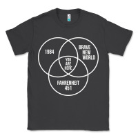 Smoke 1984 Brave New World Fahrenheit 451 Conspiracy T-Shirt Classic Tee - maiPhamDesign