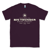 Plum Big Thunder Mining Company - Theme Park Series T-Shirt Classic Tee - maiPhamDesign