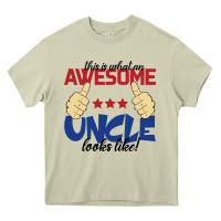 Awesome Uncle Heavy Core Tee | Teevron