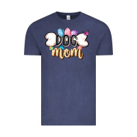 Vintage Denim Easter Dog Mom Easter Day Vintage Tee - CowGirlArtShop