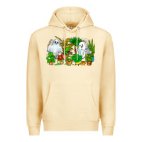 Pina Colada Spooky Plants Premium Hoodie - CowhideDigitalArt