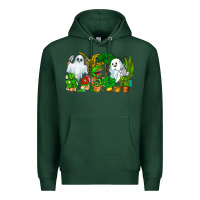 Sports Green Spooky Plants Premium Hoodie - CowhideDigitalArt