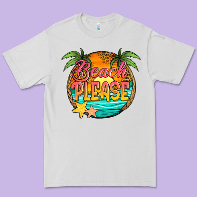 Beach Please Premium Tee Designed By Jasminsmagicworld