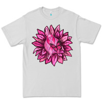 Dove Grey Breast Cancer Sunflower Premium Tee - texasbilliewilder