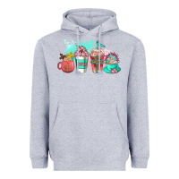 Heather Grey religious coffee cups Heavyweight Hoodie - AdoDesignShop