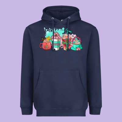 Religious Coffee Cups Heavyweight Hoodie Designed By Adodesignshop