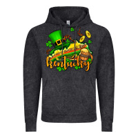 Vintage Black St. Patrick's Kentucky map Vintage Hoodie - OliviaCreatesArt