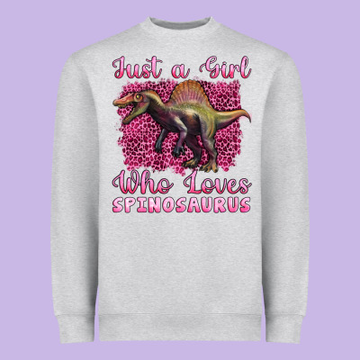 Just A Girl Who Loves Baby Spinosaurus Heavyweight Sweatshirt Designed By Artiststas