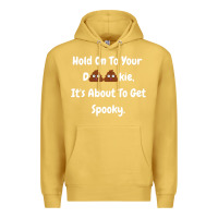 Antique Gold spooky halloween women and children Premium Hoodie - maiPhamDesign
