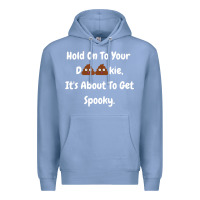 Colony Blue spooky halloween women and children Premium Hoodie - maiPhamDesign